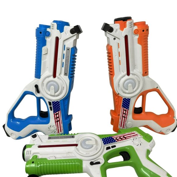 Veken Infrared Laser Tag Toy Gun Battle Set‎  3 Guns and 3 Vests - Picture 6 of 7